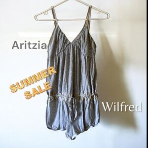 Aritzia Wilfred Free Heathered Grey Look Romper - Size Medium